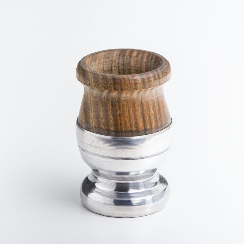Mate de Palo Santo con Base de Aluminio