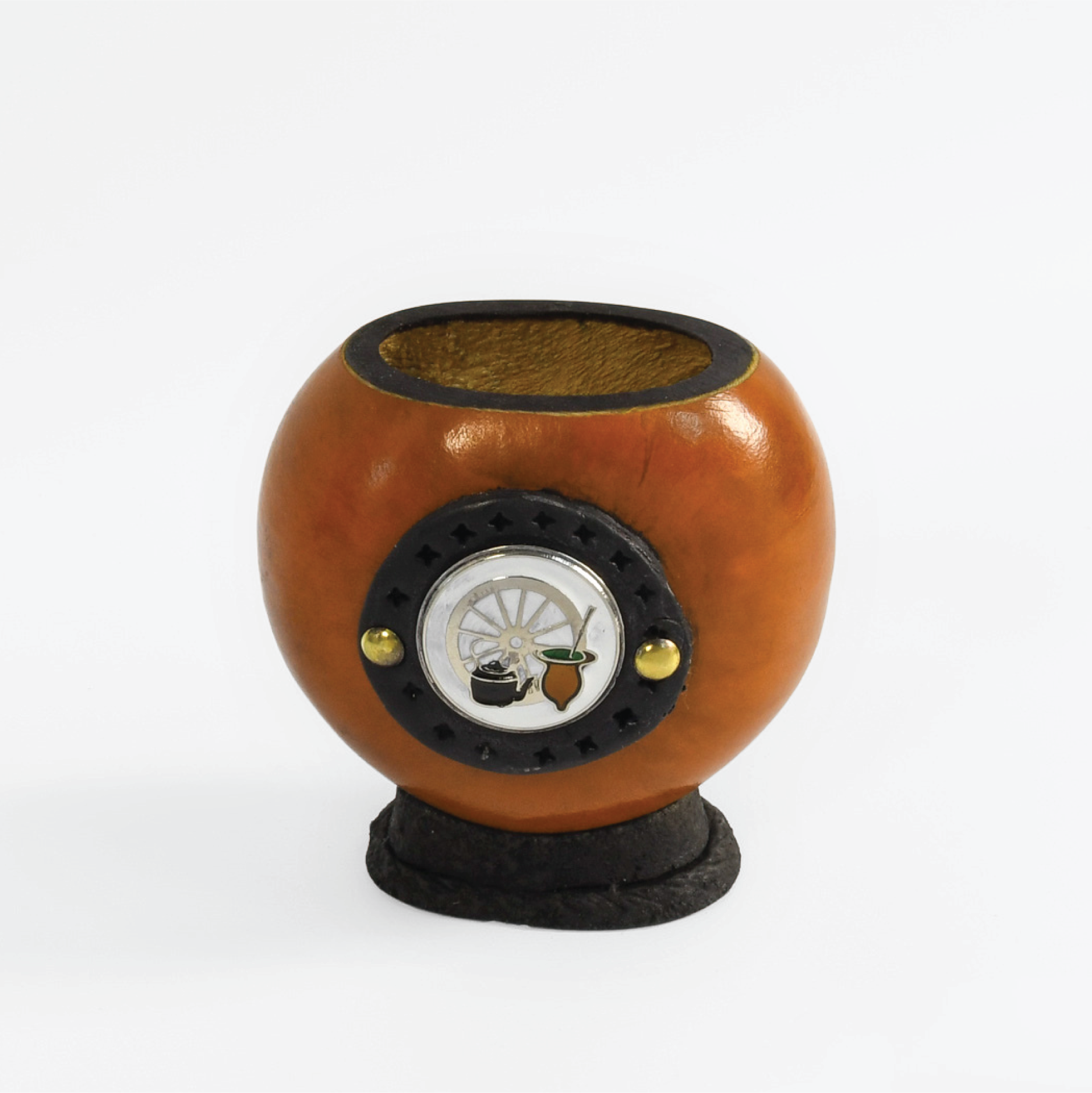 Mate Galleta Criollo con Base Copa y Dije - Imagen 3