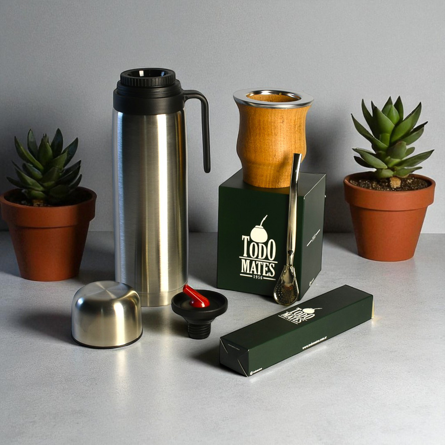 COMBO CAMIONERO 4: Mate + Bombilla + Termo + Grabado gratis - Imagen 3