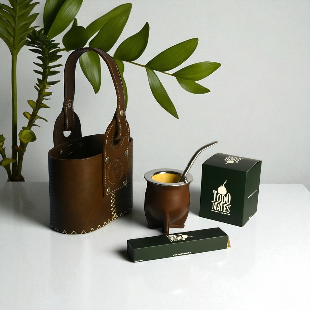 COMBO CANASTO 2: Mate + Bombilla + Canasto + Grabado gratis - Imagen 4