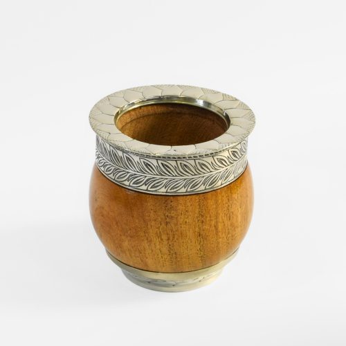 Mate Imperial Cincelado de Madera Algarrobo