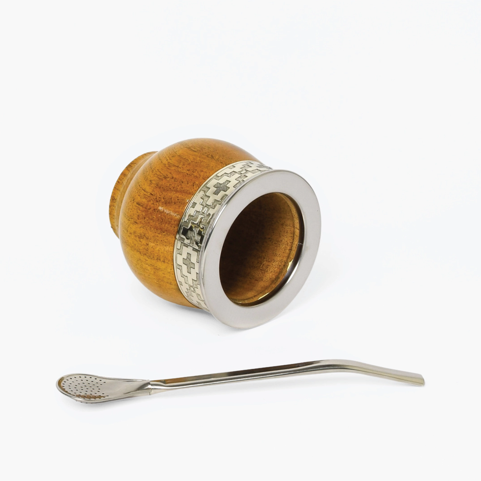 COMBO IMPERIAL 4: Mate Imperial de algarrobo + Bombilla + Grabado gratis - Imagen 5