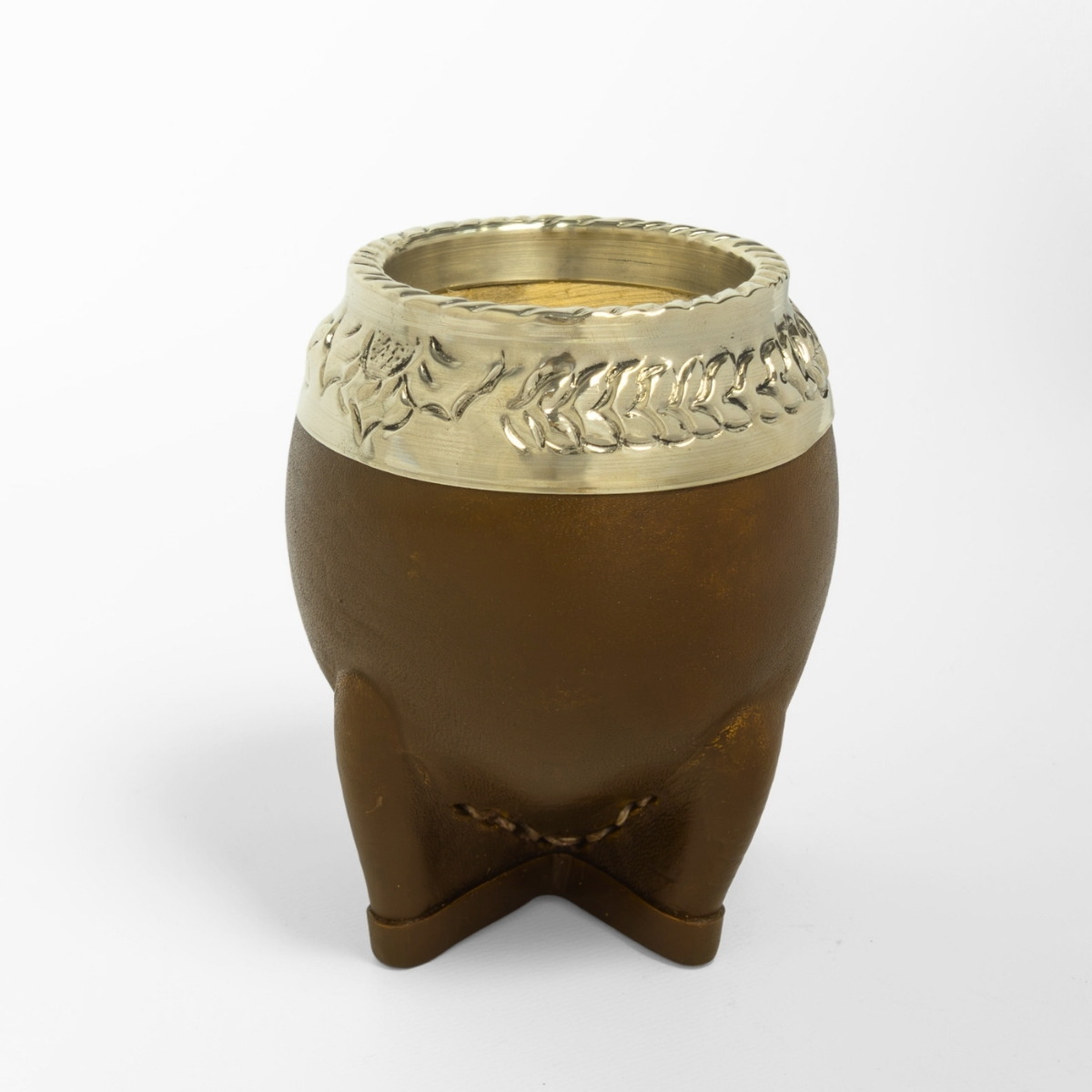 Mate Torpedo con Virola de Alpaca Cincelada - Imagen 3
